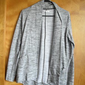 Maurice's Light gray and green cardigan